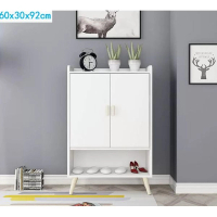 北歐鞋櫃玄關櫃 (白色60cm）