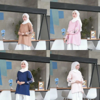 [Bisa COD] AZLIA BLOUSE - Blouse murah / Baju atasan wanita / Baju murah / Dailywear
