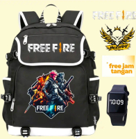 Tas Free Fire Anak SD SMP - Ransel Sekolah Anak Laki Laki Karakter FF
