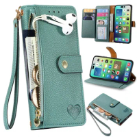 Honor 90 Lite 70 Pro X8b X6a X7a Plus Protcctive Case RFID Zipper Wallet Leather Book Funda Honor X7b X8a X9b X7 B A Phone Cover