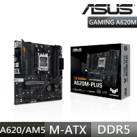 ASUS 華碩 TUF GAMING A620M-PLUS 主機板+AMD Ryzen5 7500F MPK 處理器 無內顯(C+M 組合包)
