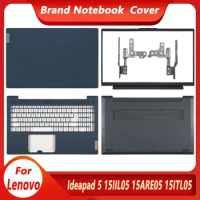 NEW For Lenovo Ideapad 5 15IIL05 15ARE05 15ITL05 ideapad 5-15 2021 LCD Back Cover Front Bezel Hinges Palmrest Bottom Case Blue