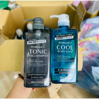 [Bán chạy nhất] cDầu gội nam tonic pharmaact &sữa tắm nam cool body soap pharmaact (nhật)