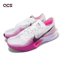 Nike 競速跑鞋 ZoomX Vaporfly Next% 3 男鞋 白 紫 輕量 碳板 推進 DV4129-104