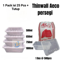 Thinwall Aeco Segi ukr 500ml, 650ml, 750ml, 1000ml 1 Pack isi 25pcs