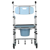 Wholesale Chinese Supplier Commode Shower Chair Bedside Commode Chair Portable Rolling Toilet Seat Chair