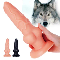 Dog Dildo For Women Animal Dildo Huge Penis With Suction Cup Monster Dildo Vaginal Clitoris Stimualtor Anal Butt Plug Sex Toys
