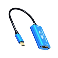 USB Type C 3.1 to HDMI-Compatible Video Capture Card 4K 1080P USB-C HD Video Grabber For PC Game Camera Recording Live Streaming