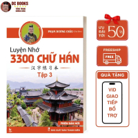 Sách Luyện Nhớ 3300 Chữ Hán Qua Câu Chuyện Tập 3 - Sách Tập Viết Chữ Hán - Phạm Dương Châu