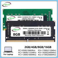 DDR3 DDR3L DDR4 4GB 8GB 16GB Laptop Memory Ram PC2 6400 5300 PC3 PC3L 1066 1333 1600Mhz PC4 2133 2400 2666Mhz Sodimm Memoria Ram