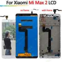 For XIAOMI MI MAX 2 LCD Max2 IPS display Touch Screen Digitizer with Frame Replacement Parts 1920*1080 for xiaomi mi max 2 lcd