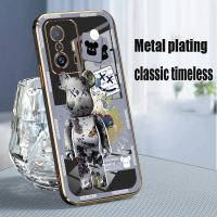 Bearbrick Gloomy Casing Telepon Kepribadian Beruang Kekerasan phone case for Xiaomi 11T 11TPro,Bearb