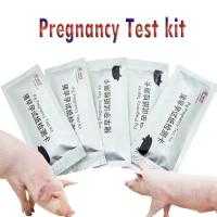 5PCS-50PCS Sow Pig Early Pregnancy Test Strip Kit Rapid Progesterone Colloidal Gold Fetation Paper Livestock Animal Farming