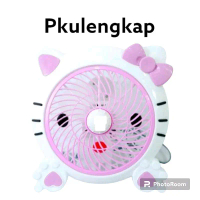 kipas angin duduk Okayama hello Kitty 10 inch