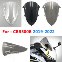 For Honda CBR500R CBR 500R CBR 500 R 2019 2020 2021 2022 Windshield Windscreens Wind Deflectors Visor Glass Gray