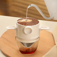 Portable Pour Over Filter Portable Stainless Steel Coffee Filters for Home Office Travel Collapsible Pour Over for Single
