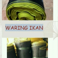 Waring 1 Roll 50 Meter Jaring Hitam Tanaman Pembatas Kolam