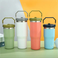 COD Cốc giữ nhiệt 600ml - 900ml , ly nước inox 304, ly giữ nhiệt 12h