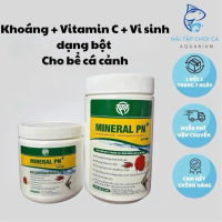 【Deal hot]】 【Ưu đãi có thời hạn】 Khoáng bột Vitamin C kết hợp Vi sinh bột cho bể cá cảnh PN Mineral
