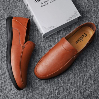 Simple Mens Loafers Fashion Summer Casual Shoes Lightweight Men Driving Shoes Non-slip Flat Shoes Classics Moccasins Boat Shoes