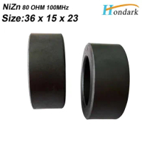Inner 23mm 0.9'' 36X23X15mm Toroidal Ferrite Core Ferrite Ring Filter Ferrite Bead Chokes Ferrite Snap NiZnMg Mix,50pcs/lot