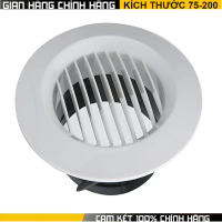 Phụ kiện cho quạt thông gió hút mùi. Cửa gió D75 D100 D125 D150 D200