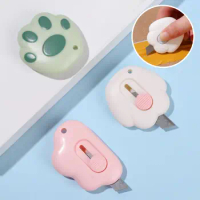 Cute Retractable School Office Cutting Tool Utility Knife Box Cutter Letter Opener