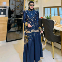 Gamis Batik Sifa Bahan Katun Baju Wanita Muslim - Model Terbaru - Dress, Maxi, Dewasa, Mewah Syari,