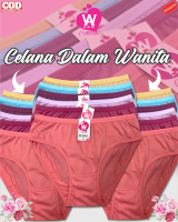 CELANA DALAM WANITA DEWASA Polos Bahan Katun Nyaman Adem Lembut Bisa COD Size M L XL XXL 4L// AW Col