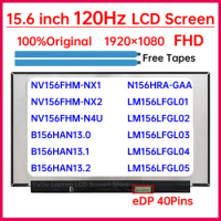 15.6 inch 120Hz Laptop LCD Screen NV156FHM-NX1 For Lenovo Legion 5-15 ideapad Gaming 3-15 FRU 5D10W86614 Display Panel eDP 40Pin