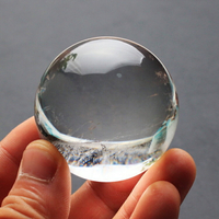 天然白水晶球原石擺件白水晶小球2-6cm圓球