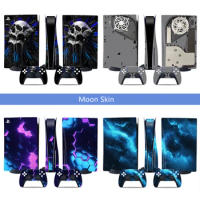 Skin Wrap for PS5 Disc Full Protective Decal Cover for PS5 Disc Console Skin for PS5 Controller Game Accessories Sticker