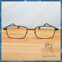 Kacamata Plus Frame Gagang Besi Keren Wanita Pria Baca Kotak Kecil Perempuan Laki Laki