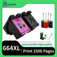 664XL Printer Ink Cartridge Replacement for HP664 HP 664 for DeskJet 1115 1118 2135 2136 2138 2675 2678 3638 3700 3785 3838