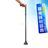 來而康 Merry Sticks 悅杖 醫療用手杖 自行站立 人體工學折疊手杖 MS-804/705(紳士黑)  拐杖