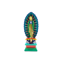 Art Collectible: Devotional Figure Teal Garden Thanksinsomnia