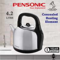 PENSONIC 4.2L  5L Auto Cut Off Electric Kettle PAK-5002 Concealed heating element Cerek eletrik
