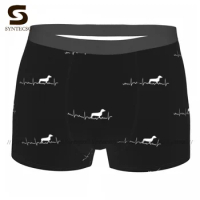 Dachshund Underwear Custom Polyester Sublimation Trunk Trenky Men Classic Boxer Brief