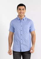 FIDELIO Fidelio Micro-Printed Short Sleeve Shirt