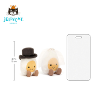 Jellycat Amuseables Boiled Egg Groom And Bride Soft Plush Toy Set For Wedding Gift