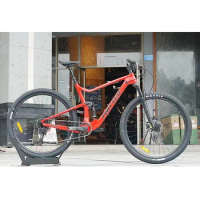 Free Shipping Carbon Full Suspension Mountain Bike SX 12 Speed MTB double suspension 27.5 29 inches adult men's bicycle
