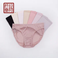 Mulberry silk briefs ladies knitted silk comfortable silk edging mid-waist underwear comfortable waist bag hips