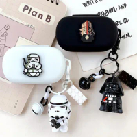 Cartoon Earphone Case Cover For Bose QuietComfort Earbuds Silicone Wireless Bluetooth Headphone Protective Case With Keychain