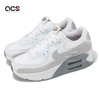 Nike 休閒鞋 Air Max 90 LV8 女鞋 白 灰 厚底 增高 氣墊 HQ3456-191