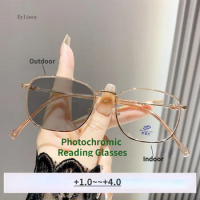 2024 Photochromic Reading Glasses Anti Blue Light High-definition Elderly Presbyopia Glasses Men Women Fashionable Glasses 안경