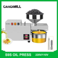 CANDIMILL Stainless Steel oil press machine Sunflower Seed Peanut Oil Press Walnut Hemp Seed oil extractor