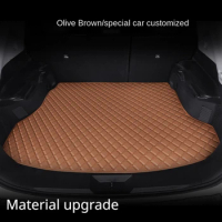 PU Leather Custom Car Trunk Mats for Honda Vezel Shuttle XRV HRV BRV URV CRV Interior Details Car Accessories Carpet All Models