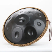 12 note 432hz handpan drum 22 inch tambourine meditation instrument yoga music drum gift steel tongue drum beginner