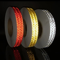 25mm Width Reflective Sticker For Pushchairs Bicycle Helmets