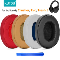 KUTOU Replacement Ear Pads for Skullcandy Crusher Wireless Crusher Evo Crusher ANC Hesh3 Hesh 3 Headphones Ear Cushions Earpads